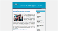 Desktop Screenshot of clinicalauditsupport.com